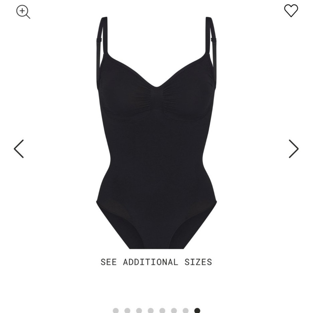 SKIMS Black Shapewear Bodysuit
